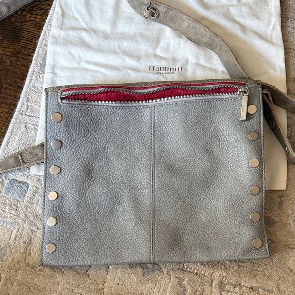 Hammitt Taupe/Beige Crossbody w/storage bag, authentic card, & 2 straps - Picture 6 of 10